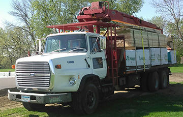 Long Prairie Lumber Material Delivery Truck