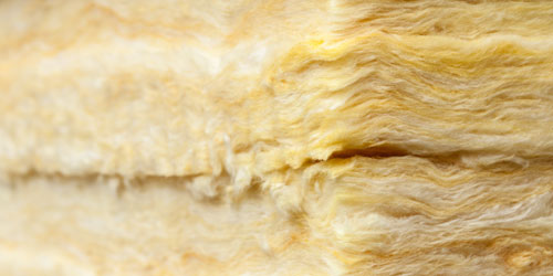 Yellow batte insulation